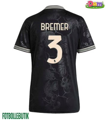 Juventus Gleison Bremer #3 Tredje Tröja Kvinnor 2025-26 Kortärmad